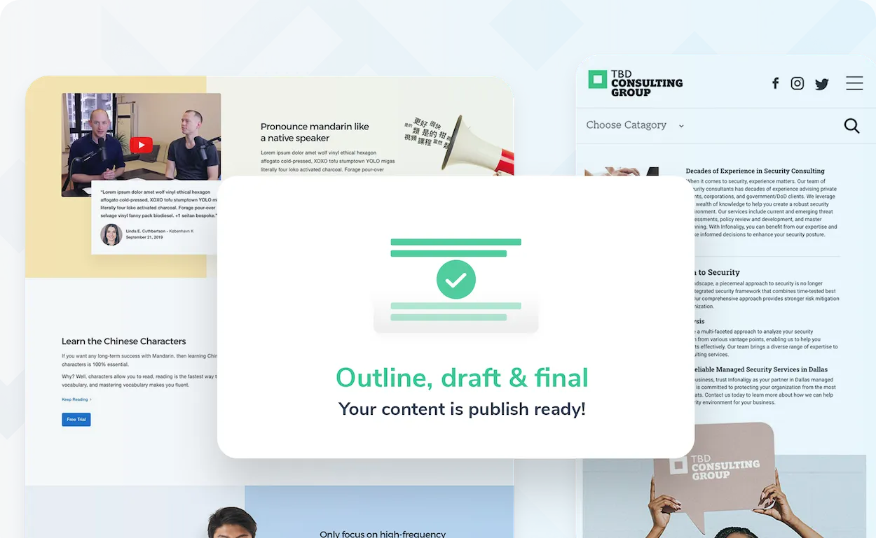 Web & Article Content Creation